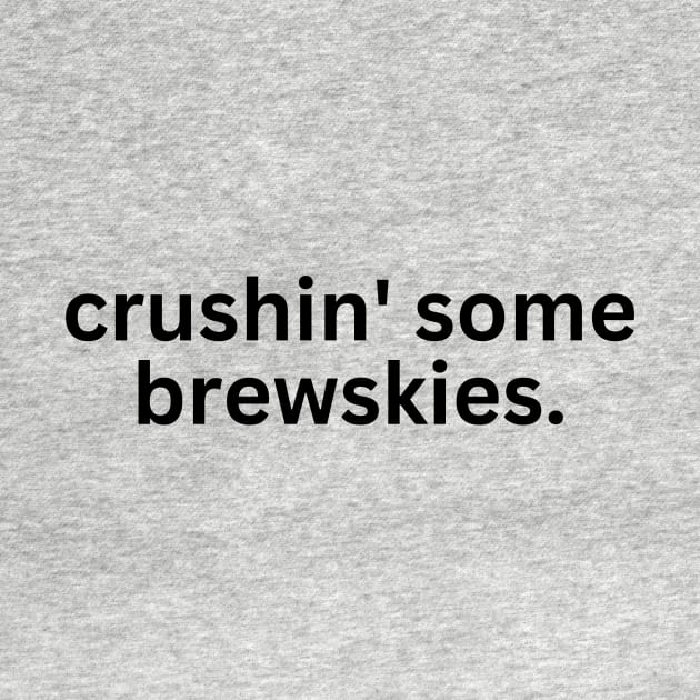 Crushing some brewskies by C-Dogg